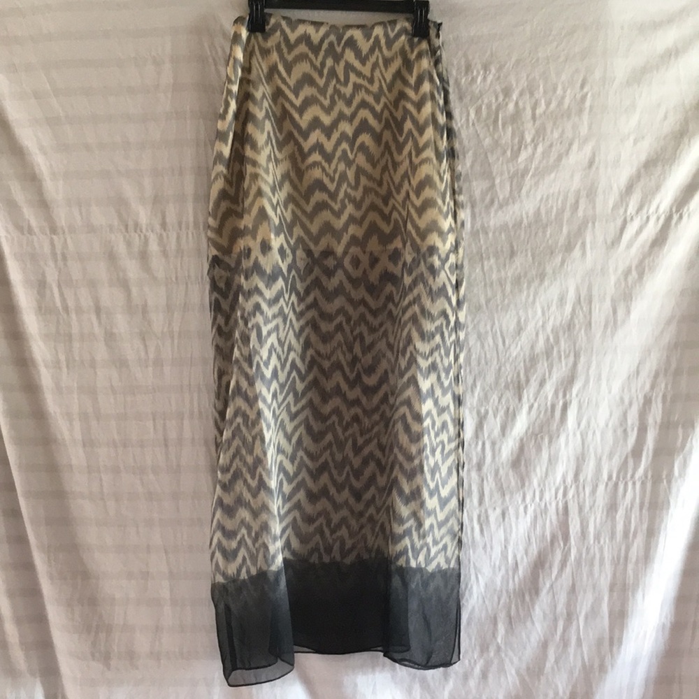 Silk Patterned Skirt